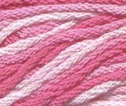 Varigated Embroidery Threads Pinks(13)